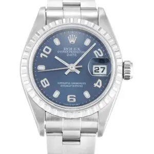 Rolex Oyster Perpetual Lady Blue Dial 79240 26 mm