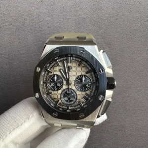 Audemars Piguet Royal Oak Offshore Chronograph Taupe "Smoke Dial“ - copywatchesdubai.com