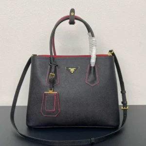 Design Double Saffiano leather mini bag