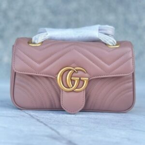Design Glazed Calfskin Matelasse Diagonal Marmont Shoulder Bag Cuir - Dubai Fashion LUX