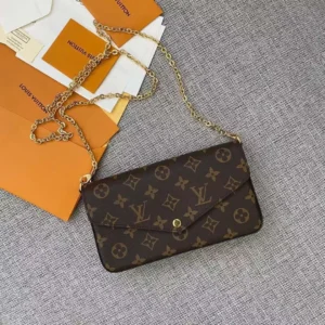 Design LV Monogram Canvas Felicie Pochette - Dubai Fashion LUX
