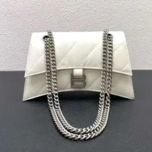 Design Medium Leather Crush Shoulder Bag - Dubai Fashion LUX