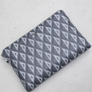 Design Men A5 Pouch Gray CD Diamond Canvas - Dubai Fashion LUX