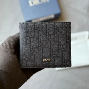 Design Oblique Compact Wallet - Dubai Fashion LUX