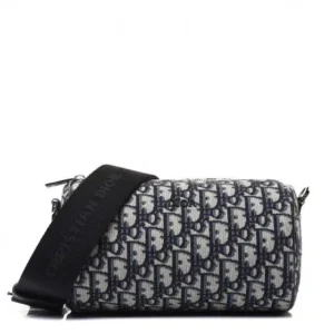 Design Oblique Roller Messenger Bag Blue - Dubai Fashion LUX