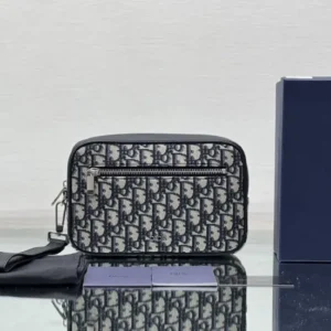 Design Oblique Safari Belt Bag Blue - Dubai Fashion LUX