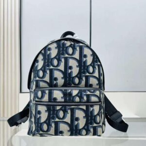 Design RIDER BACKPACK Black Maxi Oblique Jacquard - Dubai Fashion LUX