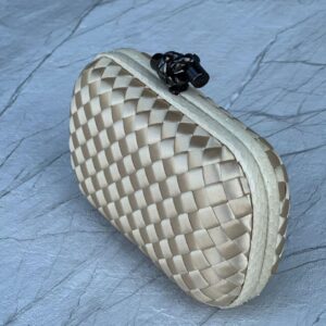 Design Satin Intreccio Knot Clutch - Dubai Fashion LUX