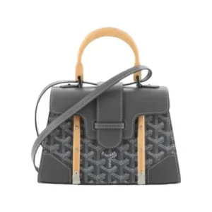 Goyard Goyardine Coated Canvas Leather PM Bag