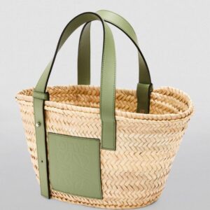 Loewe Paula's Ibiza Small Woven Anagram Basket Bag – Luxury Raffia Handbag