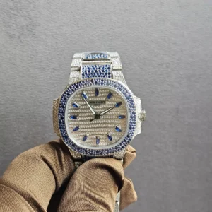 Patek Philippe Nautilus Ladies Haute Joaillerie’Blue - copywatchesdubai.com
