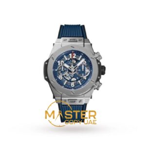 Replica Hublot Big Bang Men Automatic Blue Rubber Watch 411.NX.5179.RX - copywatchesdubai.com