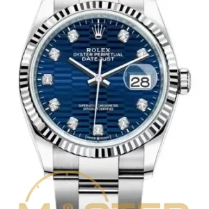 Rolex Datejust 36 126234G Blue - copywatchesdubai.com